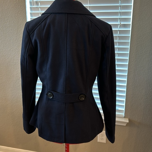 Celebrity Pink Double-Breasted Peacoat - Picture 5 of 5